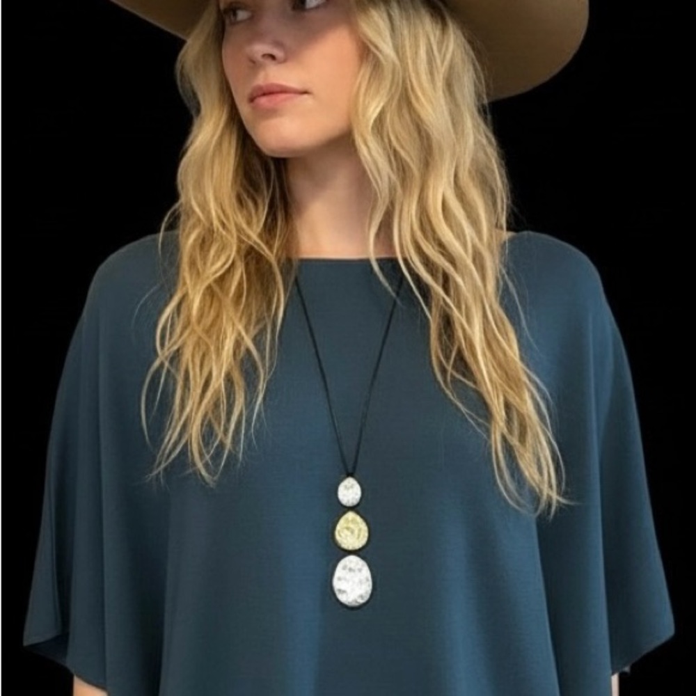 Halogen Teal-Blue Luxe Sweater